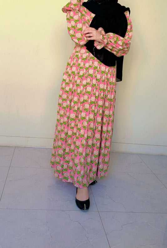 Elegant Linen Maxi Dress